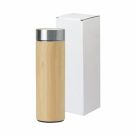 Gourdes de Bambou en Acier Inoxydable 450ml