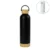 Bouteilles en Acier Inoxydable à Double Parois avec Base et Couvercle en Bambou 750 ml