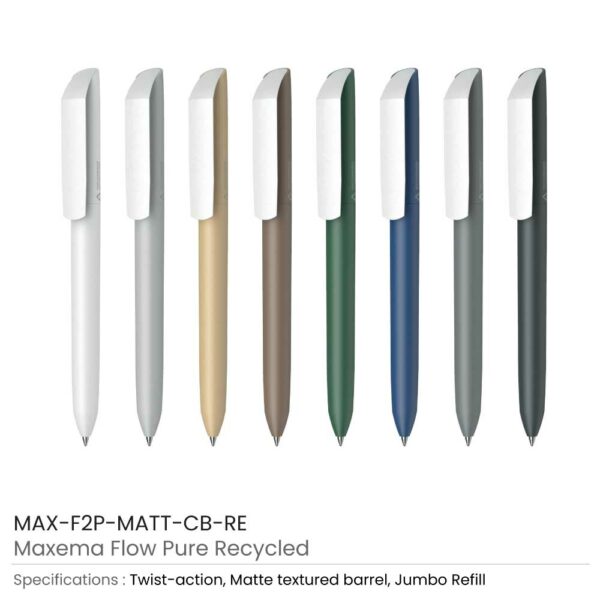 Stylos Recyclés Maxema Flow Pure – Image 3