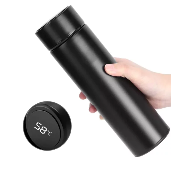 Bouteilles à double enveloppe avec affichage de la température 500ml – Image 5