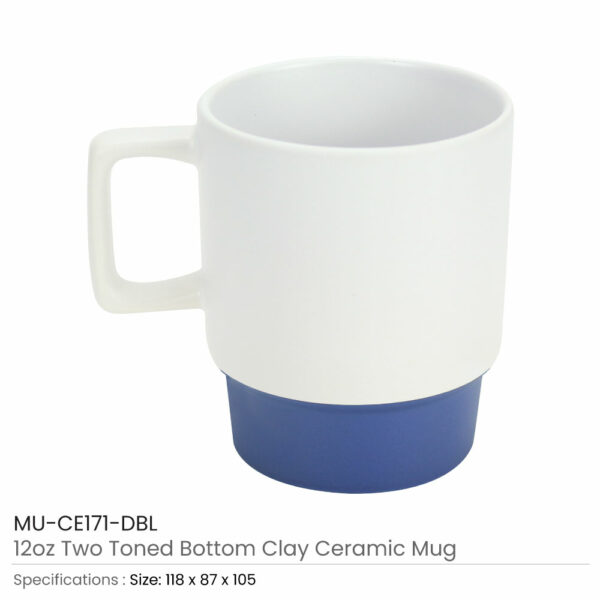 Tasses en Céramique avec Fond en Argile 12 oz Finition Mate – Image 4