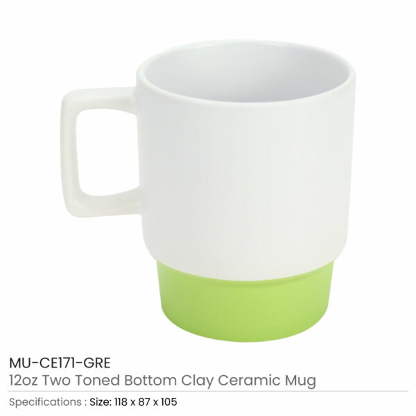 Tasses en Céramique avec Fond en Argile 12 oz Finition Mate – Image 5