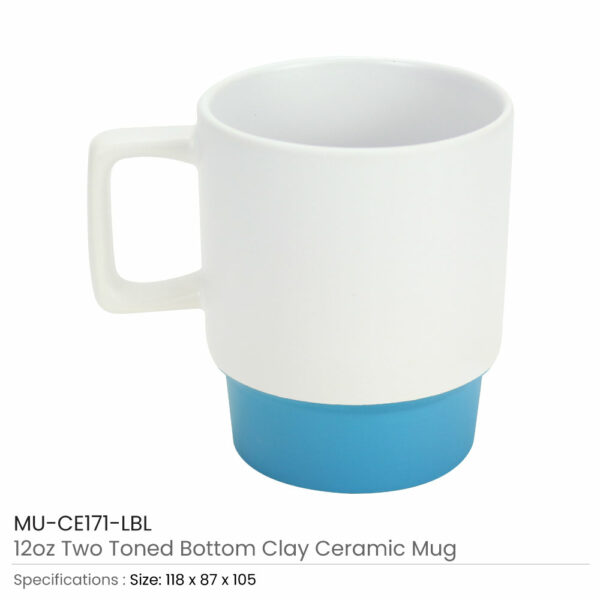 Tasses en Céramique avec Fond en Argile 12 oz Finition Mate – Image 7