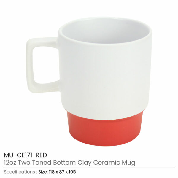 Tasses en Céramique avec Fond en Argile 12 oz Finition Mate – Image 8