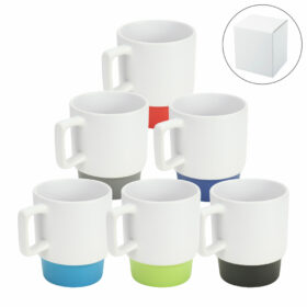 Tasses en Céramique avec Fond en Argile 12 oz Finition Mate